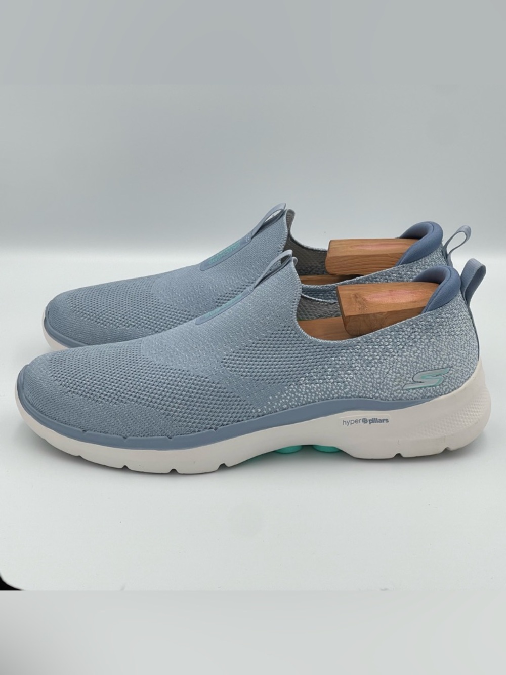 Womens Skechers Go Walk Hyper Pillars Slip On Walking Shoes Sneakers Sz  11